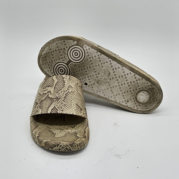 Steve Madden Sofi Printed Slide Sandal in Snake - Picture 5 of 7